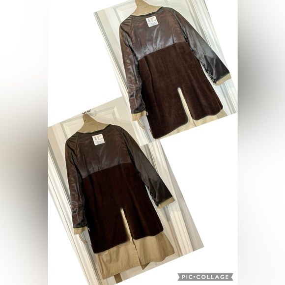 ✨VTG EUC✨London Fog Taupe Long Double Breasted LINEDTrench Coat Men's 42 Long - Picture 9 of 15